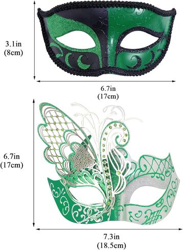 Mysterious Venetian Butterfly Lady Masquerade Halloween Party Mask Evening Prom Ball Mask Bar Costumes Accessory in Kuwait