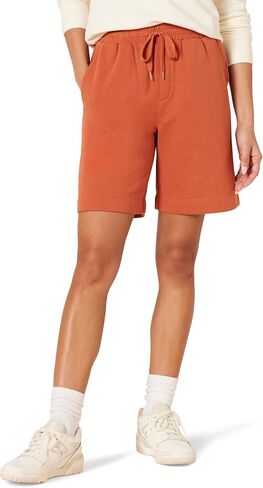 Amazon Essentials Womens Fleece High Rise Bermuda Shorts (Available in Plus Size) in Saudi Arabia
