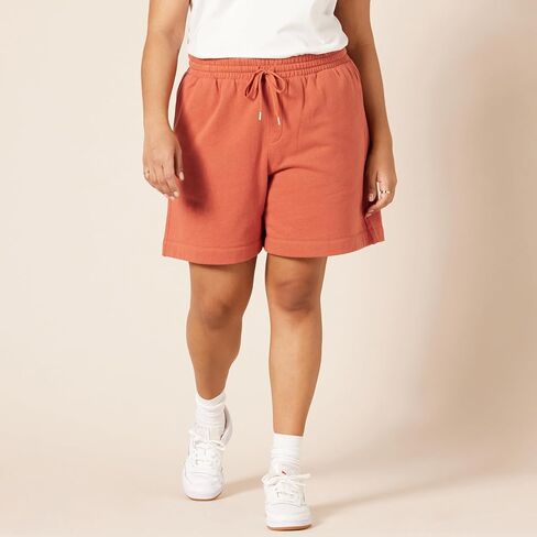 Amazon Essentials Womens Fleece High Rise Bermuda Shorts (Available in Plus Size) in Saudi Arabia