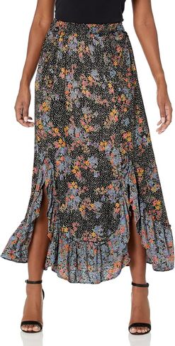 Angie Women's Printed Maxi Skirt in Saudi Arabia