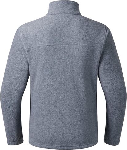 BASSDASH AllDay Men’s Full Zip Fleece Jacket Soft Breathable Mid-Weight Polar Fleece Winter Coat with Pockets in Saudi Arabia