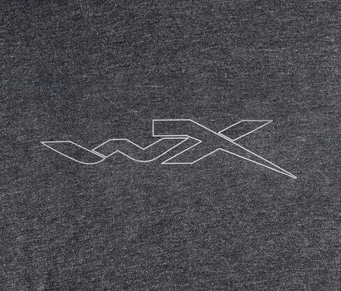 تي شيرت Wiley X WX Summit للرجال ذو أكمام قصيرة باللون الأسود العتيق من Wordmark in Saudi Arabia