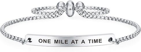 Kisseason Inspirational Mantra Bracelet for Women Girl Jewelry Adjustable Chain Friendship Bangle Bracelet in Saudi Arabia