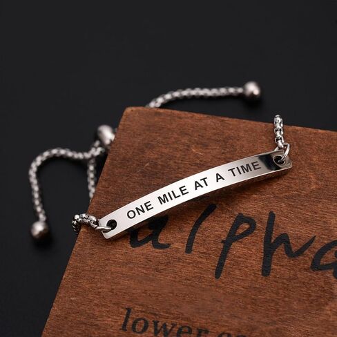 Kisseason Inspirational Mantra Bracelet for Women Girl Jewelry Adjustable Chain Friendship Bangle Bracelet in Saudi Arabia