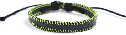 Bigbabybig Pack 3 Che Guevara Bracelet for Men Engraving Women Real Leather Braided Cuff Wrap Wristband Adjustable Beads Wave Biker Surfer Religious Brwon Male Son Boy BFF Bracelets Gifts in Kuwait