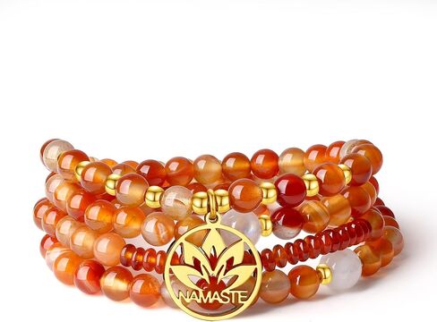 COAI Namaste قلادة سوار التفاف مالا 108 مطرزة in Kuwait