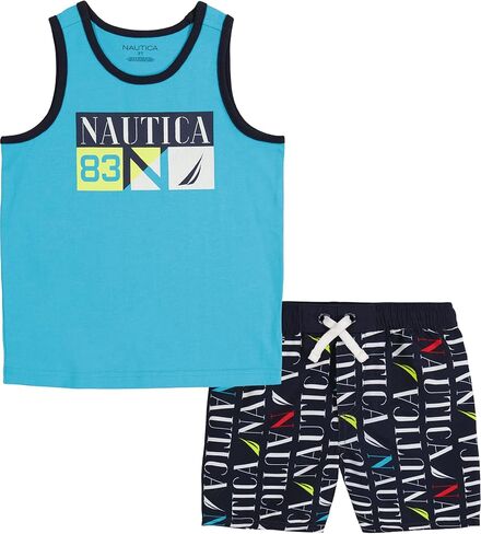 مجموعات Nautica (KHQ) للأولاد مكونة من قطعتين بدون أكمام ومجموعة قصيرة in Kuwait