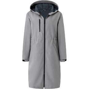 Wantdo Unisex Waterproof Swim Parka Long Athletic Swimwear Warm Winter Coat with Hood for Adult and Youth