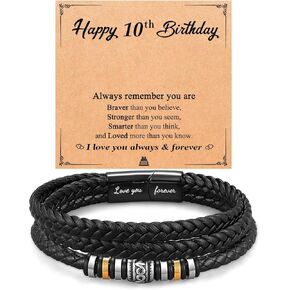 PINKDODO 10-18 Year Old Boy Gifts, Birthday Gifts for Boys Bracelet