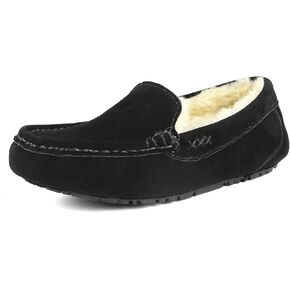 DREAM PAIRS Women's Fuzzy House Slippers Cozy Faux Fur Micro Suede Moccasins Slip on Loafer Shoes for Indoor and Outdoor