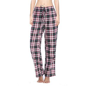 CYZ Women's 100% Cotton Super Soft Flannel Plaid Pajama/Lounge Pants