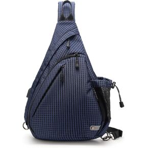 TurnWay Water-Proof Sling bag/Crossbody Backpack/Shoulder Bag with USB Charging Port for Travel, Hiking, Cycling, Camping in Saudi Arabia
