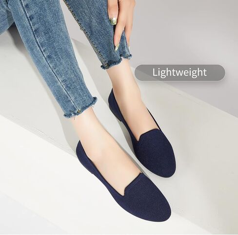 BABUDOG Women's Flats Shoes Shiny Mesh Loafers Shoes Soft Memory Foam Flats in Saudi Arabia