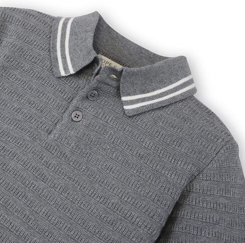 Hope & Henry Boys' Short Sleeve Sweater Polo in Kuwait