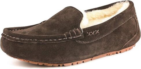 DREAM PAIRS Women's Fuzzy House Slippers Cozy Faux Fur Micro Suede Moccasins Slip on Loafer Shoes for Indoor and Outdoor in Kuwait