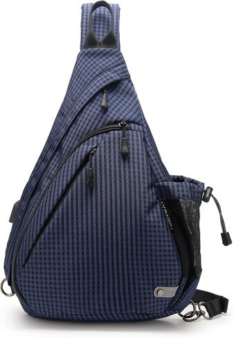 TurnWay Water-Proof Sling bag/Crossbody Backpack/Shoulder Bag with USB Charging Port for Travel, Hiking, Cycling, Camping in Kuwait