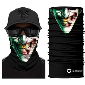 Skull Face Mask Bandanas, Neck Gaiter, Headwear, Magic Scarf, Headband for dust Sun Wind