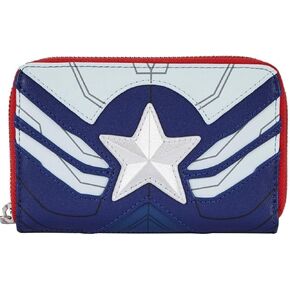 Loungefly Marvel Falcon Captain America Cosplay Zip Around Wallet in Saudi Arabia