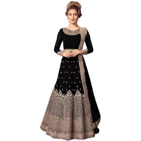 Henith Collection Indian/Pakistani Ethnic Wear Embroidered Anarkali Suit Anarkali Gown for Women