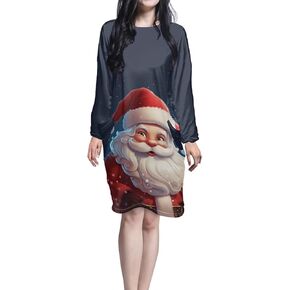 Xhuibop Women Night Gown Dresses Knee Length Dress with Pockets Sleepwear Pajamas in Kuwait