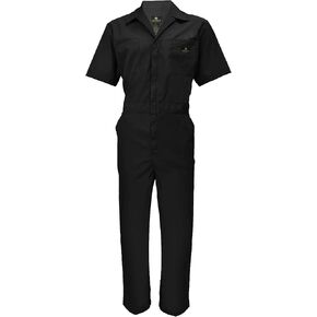 Natural Uniforms Mens Short Sleeve Zip Up Coverall, Stain and Wrinkle Resistant