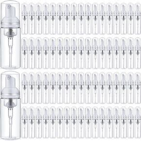 70 Pcs 2 oz Plastic Foam Soap Dispensers Refillable Lash Shampoo Bottles with Pump Mini Eyelash Cleaning Foam Bottle Dispenser for Refillable Travel Cosmetics (Transparent) in Saudi Arabia