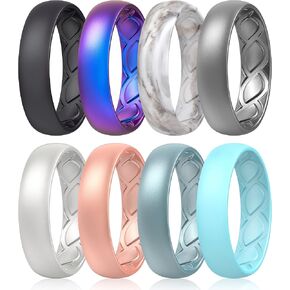 Saco Band Silicone Ring for Women - 6mm Width 1.8mm Thick in Saudi Arabia
