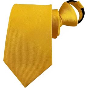 Secdtie Men's Boys Skinny Pretied Solid Color Zipper Ties Easier Wedding Groom Neckties in Saudi Arabia