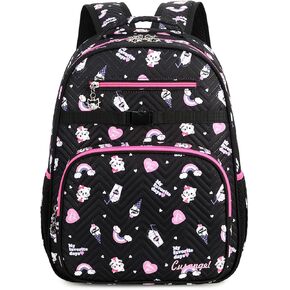 حقيبة ظهر Cusangel للأطفال الصغار للفتيات، حقائب ظهر لطيفة متعددة الأقسام للفتيات، حقيبة ظهر خفيفة الوزن ومتينة للفتيات in Kuwait