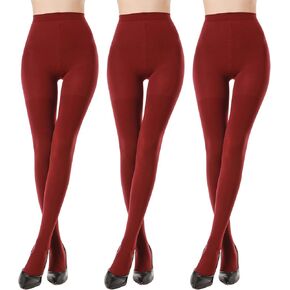YAGAXI Semi Opaque Control Top Pantyhose for Women - 3 Pairs High Waist 70D Women's Tights