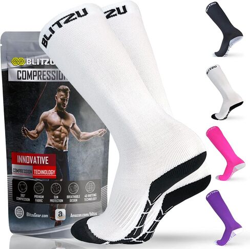BLITZU Compression Socks For Women & Men Support Socks For Circulation, Compression Stockings For Women. in Kuwait