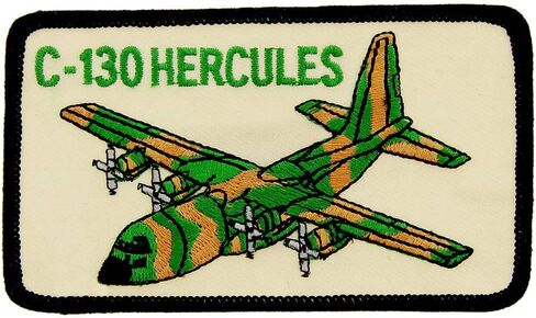 United States Air Force USAF C-130 Hercules Embroidered Patch, with Iron-On Adhesive in Saudi Arabia