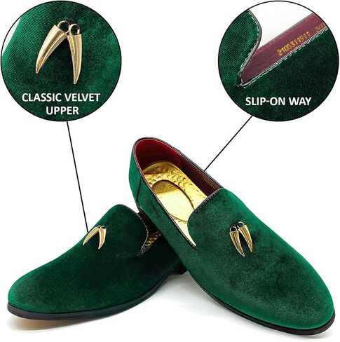 CMM Men's Luxury Penny Slip-On Loafer Party Dancing Shoes in Saudi Arabia