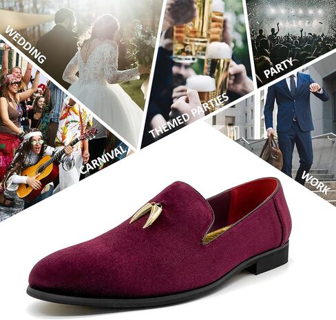 CMM Men's Luxury Penny Slip-On Loafer Party Dancing Shoes in Saudi Arabia