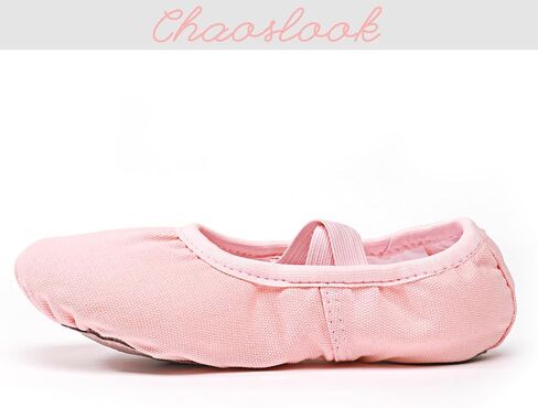 Canvas Ballet Dance Shoes Girls Womens Ballet Shoes Stretch Split Sole for Perform Dance Yoga in Kuwait