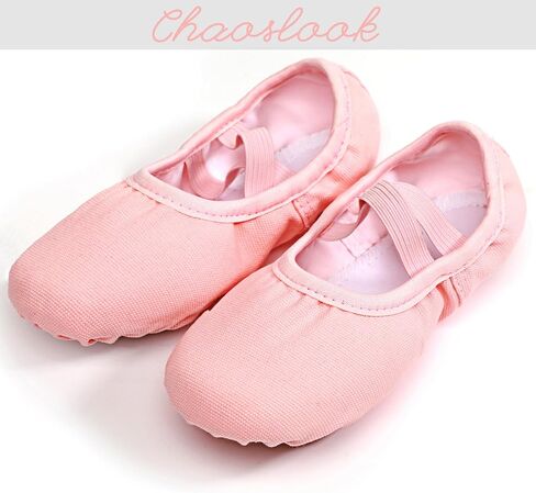 Canvas Ballet Dance Shoes Girls Womens Ballet Shoes Stretch Split Sole for Perform Dance Yoga in Kuwait