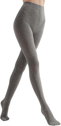 TOCONFFON Women's Winter Leggings Warm Opaque Tights, Stretchy Cotton Tights 140 Denier in Kuwait