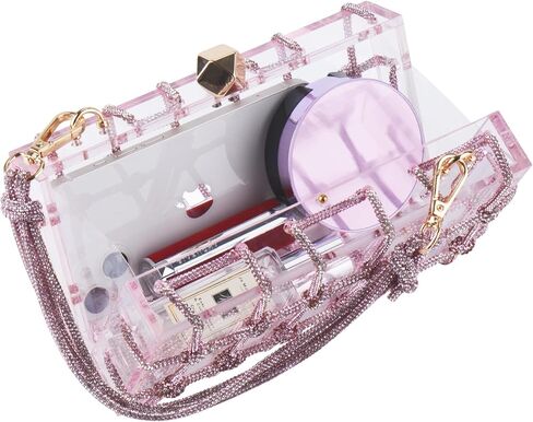 ARTLUXE Acrylic Purse Bag with Rhinestones Clutch Purse Evening Clutches for Wedding and Party in Kuwait