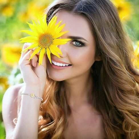 Tarsus Sunflower Gifts for Women Teen Girls, Sunflower Bracelets for Women in Kuwait