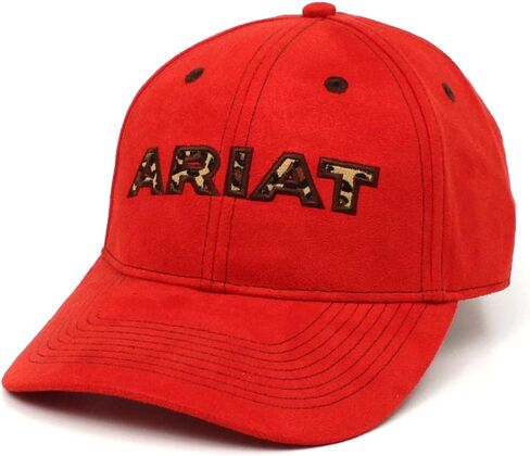 قبعة ARIAT للسيدات باللون الأحمر الفهد مع إغلاق فيلكرو in Saudi Arabia