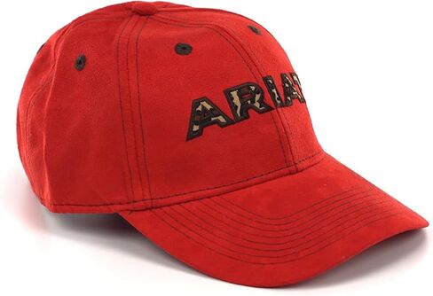 قبعة ARIAT للسيدات باللون الأحمر الفهد مع إغلاق فيلكرو in Saudi Arabia