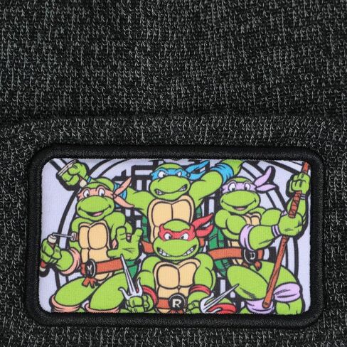 قبعة Bioworld TMNT باللون الرمادي المنقط الداكن مع رقعة إمساك لشاشة الصرف الصحي in Saudi Arabia