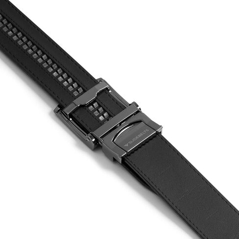 حزام سقاطة كلاسيكي بعرض 1.5 بوصة من SlideBelts - بني موكا مع إبزيم معدني (نباتي) in Kuwait