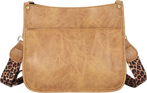 HAIBOLAN Women's Leopard Guitar Strap Crossbody Purse Shoulder Bucket Cross-body Purse in Kuwait