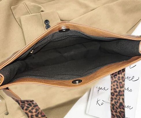 HAIBOLAN Women's Leopard Guitar Strap Crossbody Purse Shoulder Bucket Cross-body Purse in Kuwait