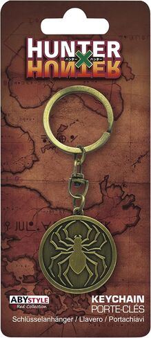 ABYSTYLE Hunter X Hunter Phantom Troupe Metal Keychain 1.6" x 1.4" Anime Manga Accessories Merch Gift (Gold) in Saudi Arabia