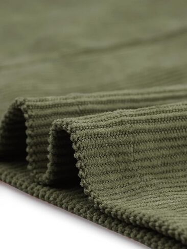 Allegra K Women's Corduroy Overall V Neck Strap Mini Pinafore Dress in Kuwait