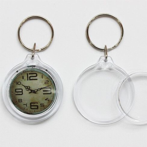 BetterJonny 20Pcs Acrylic picture Keychain Blanks Photo Keychain Clear in Photo Keychain Acrylic Picture Frame Keyrings in Saudi Arabia