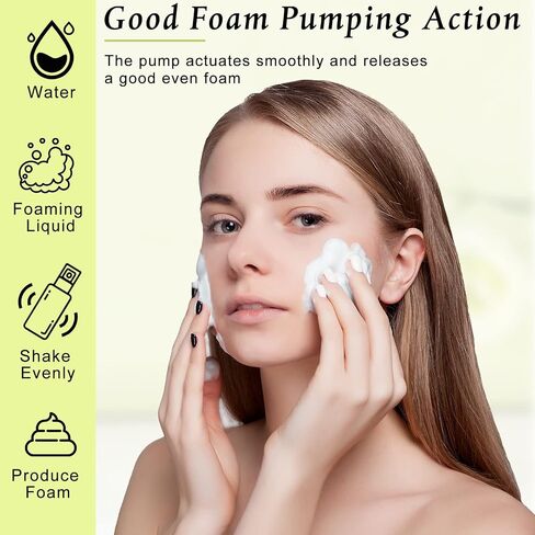 70 Pcs 2 oz Plastic Foam Soap Dispensers Refillable Lash Shampoo Bottles with Pump Mini Eyelash Cleaning Foam Bottle Dispenser for Refillable Travel Cosmetics (Transparent) in Saudi Arabia