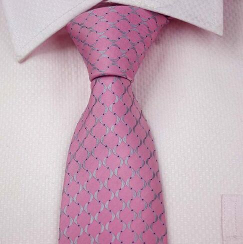ربطات عنق منقوشة من القماش القطني للرجال من Polka Pin Dots ربطات عنق رسمية ناعمة منقوشة in Saudi Arabia